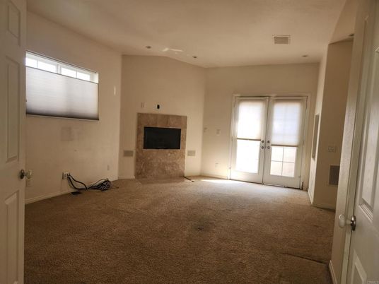 Empty room, Fireplace, Interior