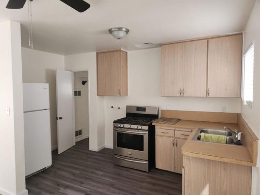 Interior, Kitchen, Wood Texture Flooring