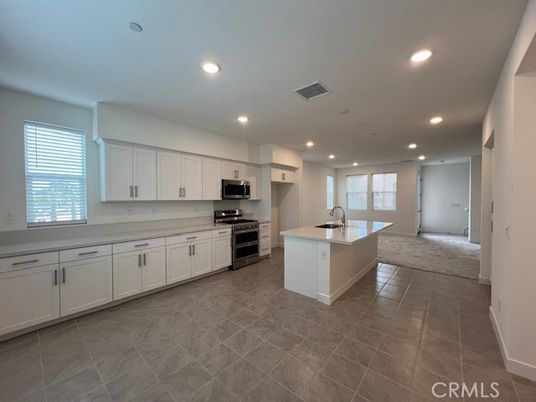 Interior, Kitchen, Recessed Lighting, Stainless Steel Appliances