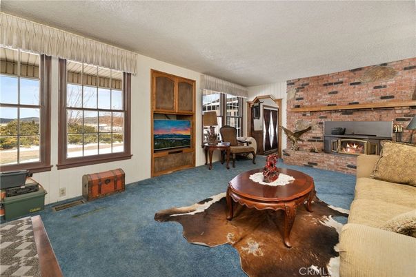 Fireplace, Interior, Living room, Stone Walls