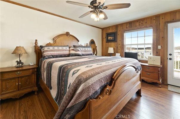Bedroom, Interior, Wood Texture Flooring, Wooden Walls