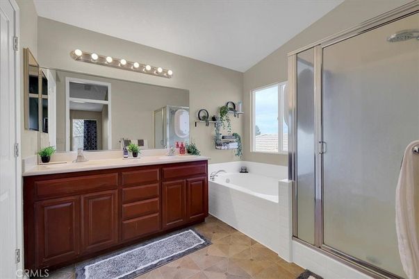 Bathroom, Dual Sink Vanities, Glass Shower, Interior