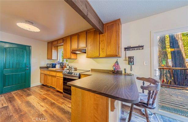Interior, Kitchen, Wood Texture Flooring
