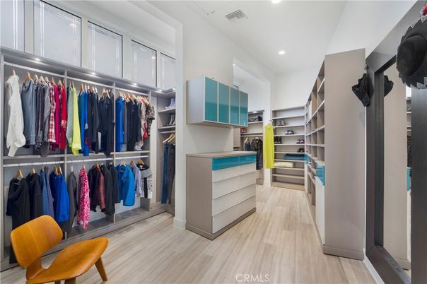 Interior, Recessed Lighting, Walk-in Closets, Wood Texture Flooring