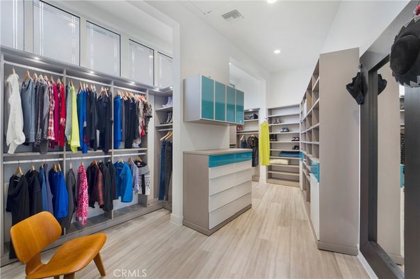 Interior, Recessed Lighting, Walk-in Closets, Wood Texture Flooring