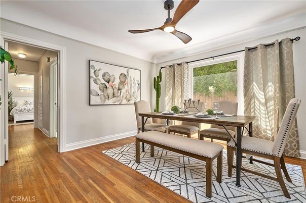 Dining room, Interior, Wood Texture Flooring