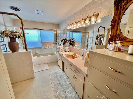 Bathroom, Dual Sink Vanities, Glass Shower, Interior