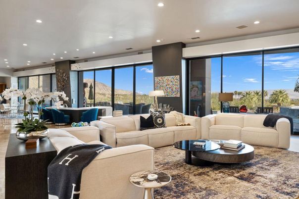 Interior, Living room, Recessed Lighting