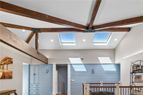 Interior, Recessed Lighting, Wooden Beams