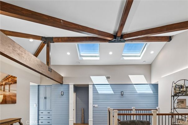 Interior, Recessed Lighting, Wooden Beams