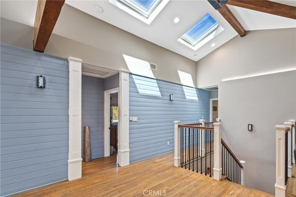 Interior, Recessed Lighting, Wooden Beams, Wood Texture Flooring