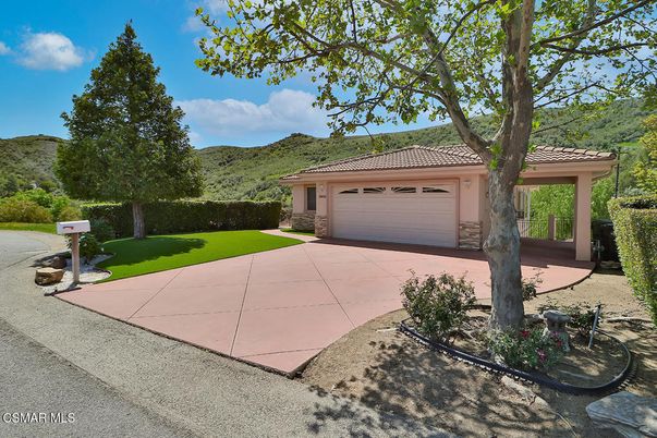 Attached, Detached Garage, Exterior, Facade, Mediterranean