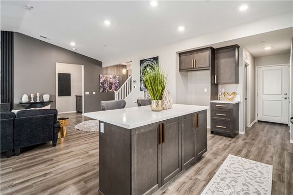 Interior, Recessed Lighting, Wood Texture Flooring