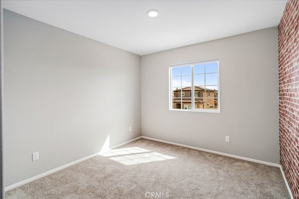 Empty room, Interior, Recessed Lighting, Stone Walls