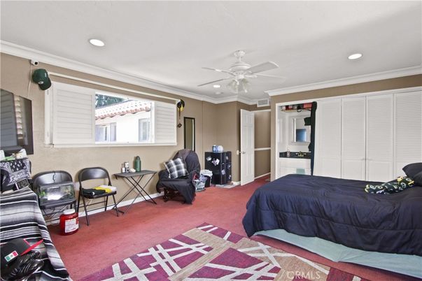 Bedroom, Interior, Recessed Lighting