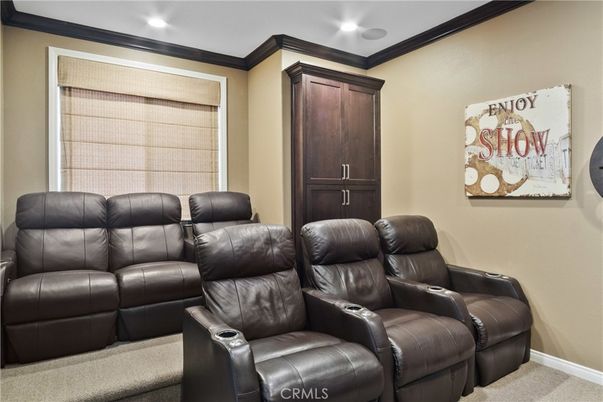 Home Theatre Room, Interior, Recessed Lighting, Theatre Room