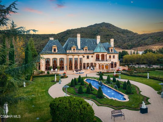 Backyard, Exterior, Facade, Pool, French Provincial