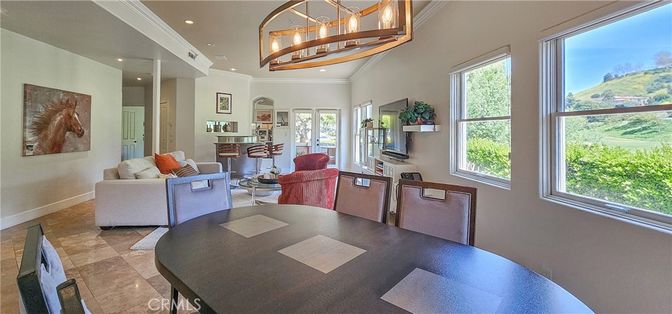 Chandelier, Dining room, Interior, Living room, Recessed Lighting
