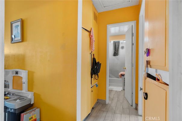 Bathroom, Interior, Wood Texture Flooring