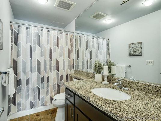 Bathroom, Interior, Recessed Lighting