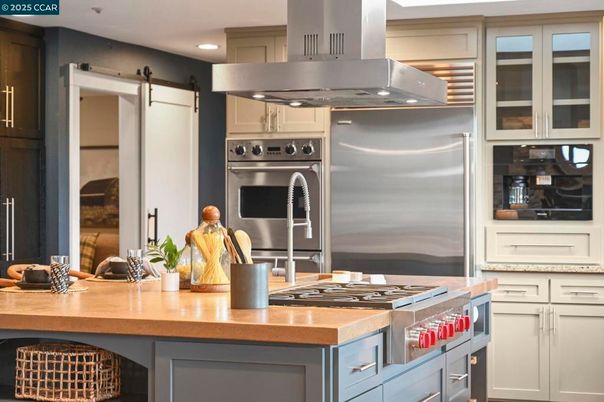 Interior, Kitchen, Recessed Lighting, Stainless Steel Appliances