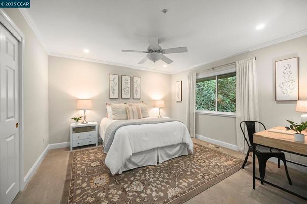 Bedroom, Interior, Recessed Lighting
