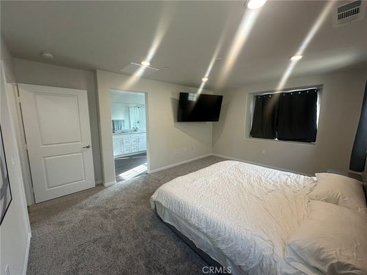 Bedroom, Interior, Recessed Lighting
