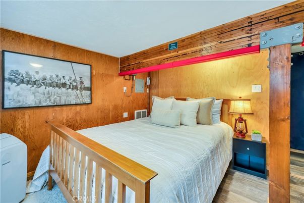 Bedroom, Interior, Wooden Walls