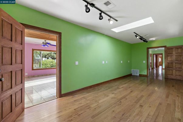 Empty room, Interior, Wood Texture Flooring