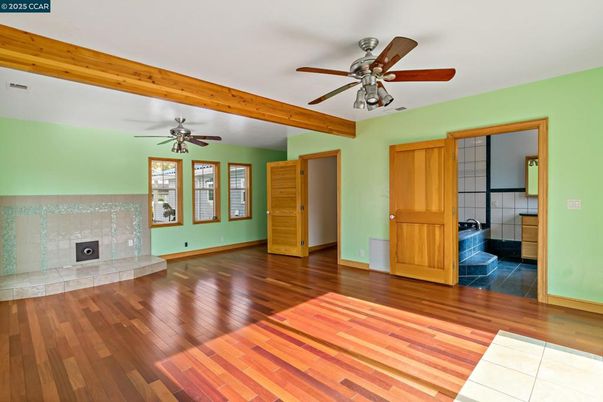 Empty room, Fireplace, Interior, Wood Texture Flooring