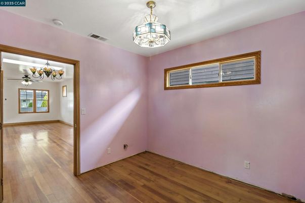 Chandelier, Empty room, Interior, Wood Texture Flooring