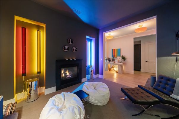 Fireplace, Interior, Wood Texture Flooring