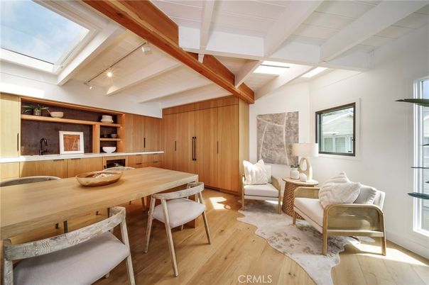 Dining room, Interior, Wooden Beams, Wood Texture Flooring