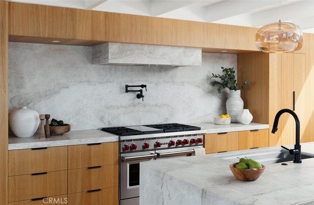 Interior, Kitchen, Pendant Lights, Stainless Steel Appliances