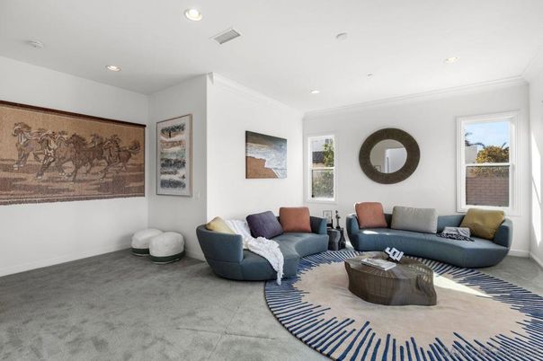 Interior, Living room, Recessed Lighting