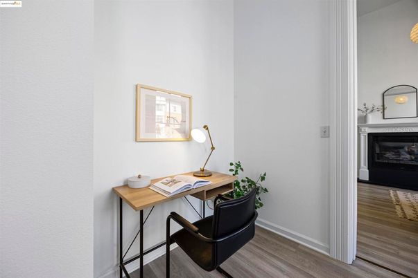 Home Office, Interior, Wood Texture Flooring