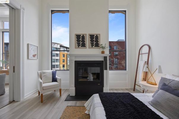 Fireplace, Interior, Wood Texture Flooring