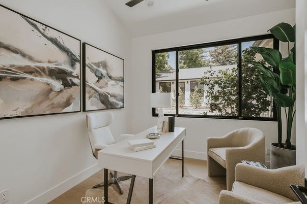 Home Office, Interior, Wood Texture Flooring