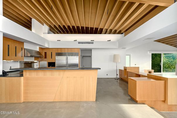 Interior, Kitchen, Stainless Steel Appliances, Wooden Ceilings