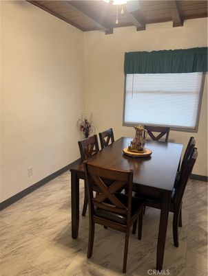 Dining room, Interior, Marble, Wooden Beams