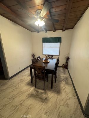 Dining room, Interior, Marble, Wooden Beams, Wooden Ceilings