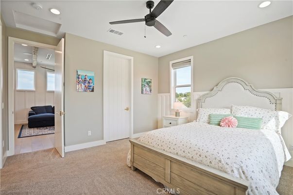 Bedroom, Interior, Recessed Lighting