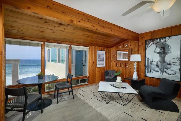 Dining room, Interior, Water, Wood Texture Flooring, Wooden Walls