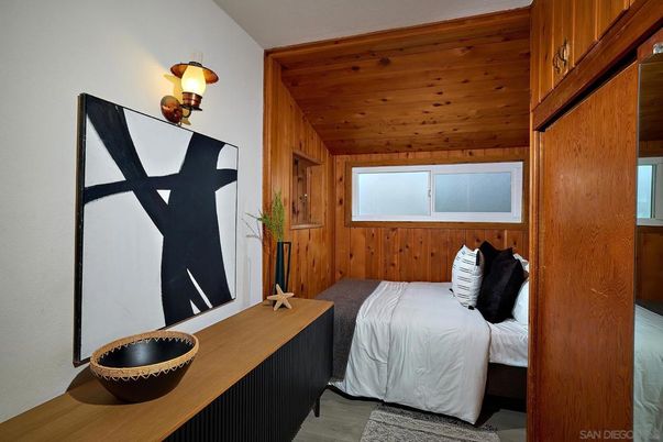 Bedroom, Interior, Wooden Ceilings, Wooden Walls