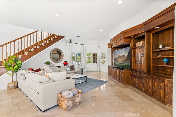 Interior, Living room, Recessed Lighting