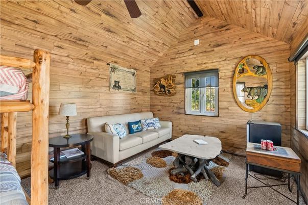 Home Office, Interior, Wooden Ceilings, Wooden Walls