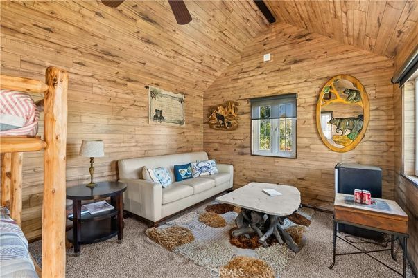 Home Office, Interior, Wooden Ceilings, Wooden Walls
