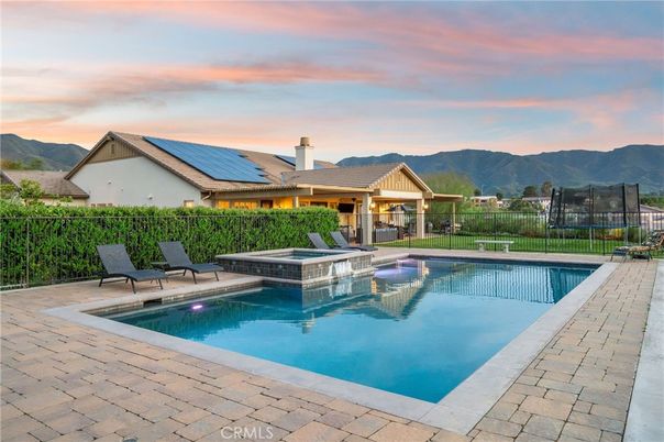Exterior, Pool, Solar Panels