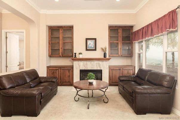 Fireplace, Interior, Living room, Recessed Lighting
