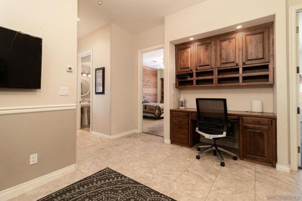 Home Office, Interior, Recessed Lighting